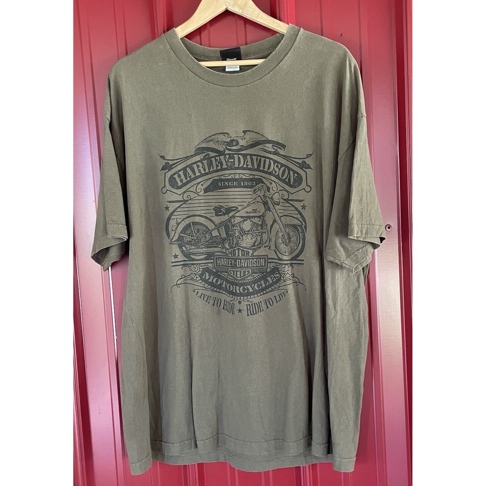 Harley Davidson Shirt Triple S Morgantown WV Dealer Tee ‎ Mens XL